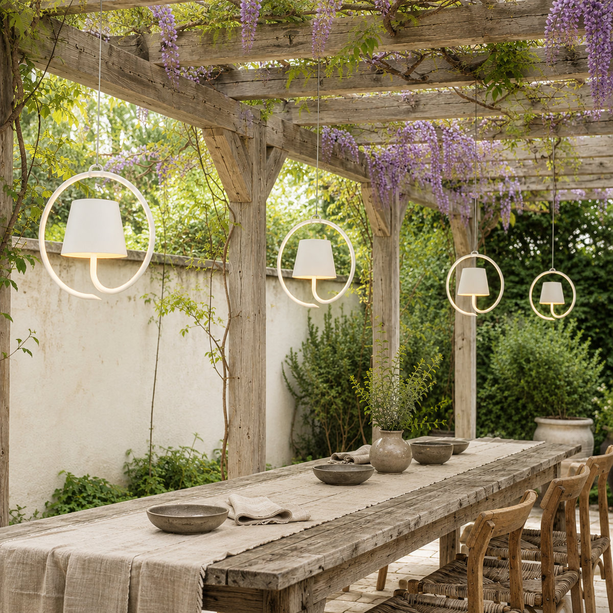 Oplaadbare Buiten Hanglamp