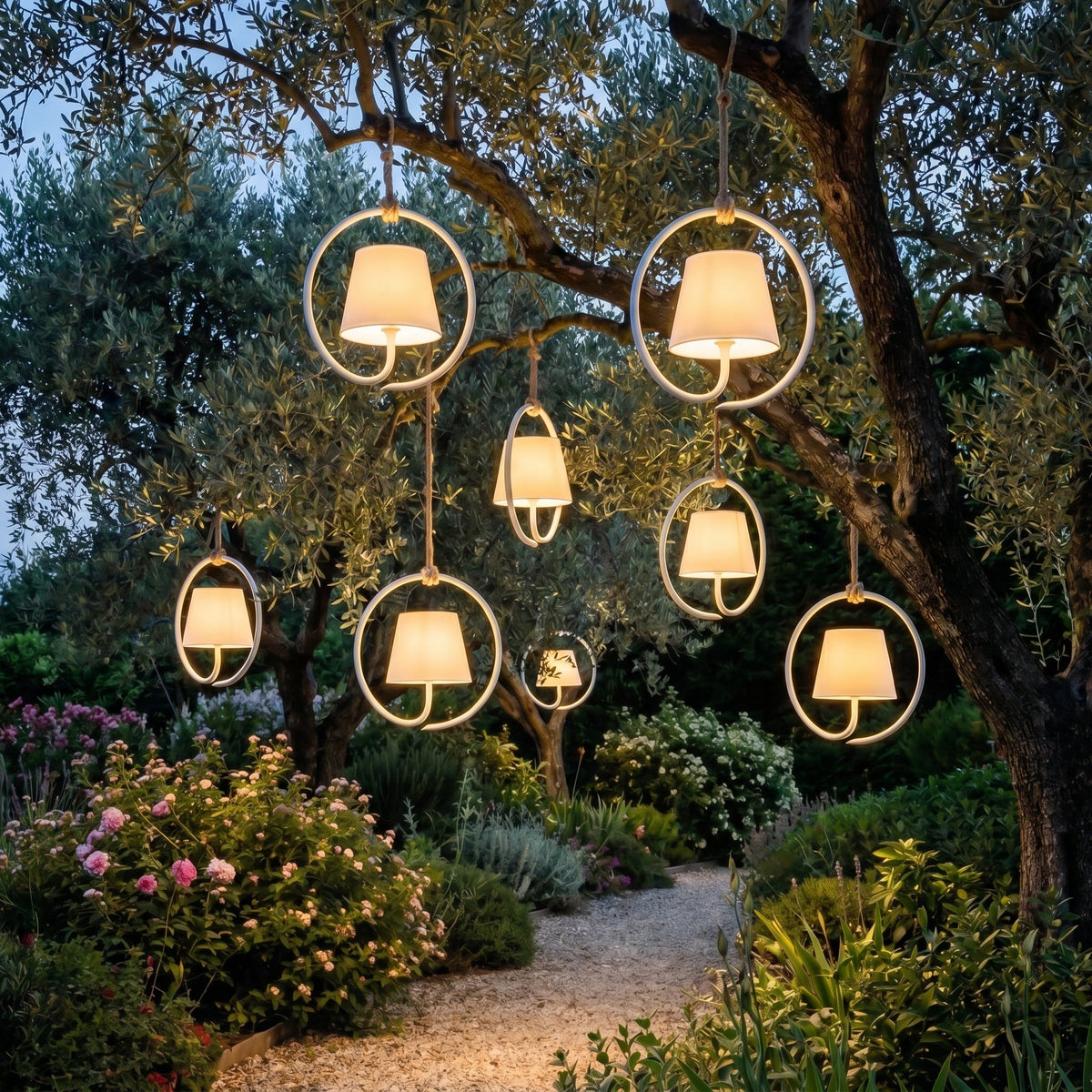 Oplaadbare Buiten Hanglamp
